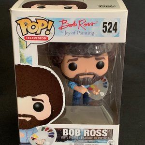 FUNKO POP TELEVISION BOB ROSS THE JOY OF PAINTING #524  WITH PROTECTOR